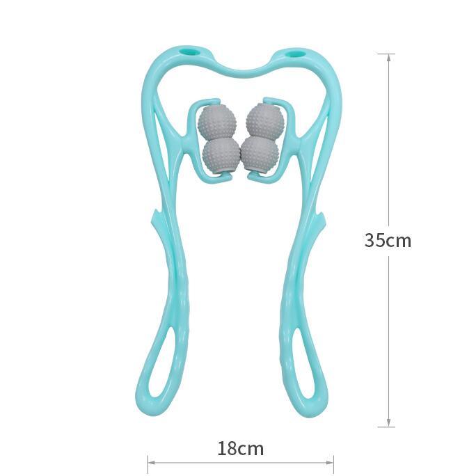 Four-Wheel Manual Cervical Clip Neck Massager
