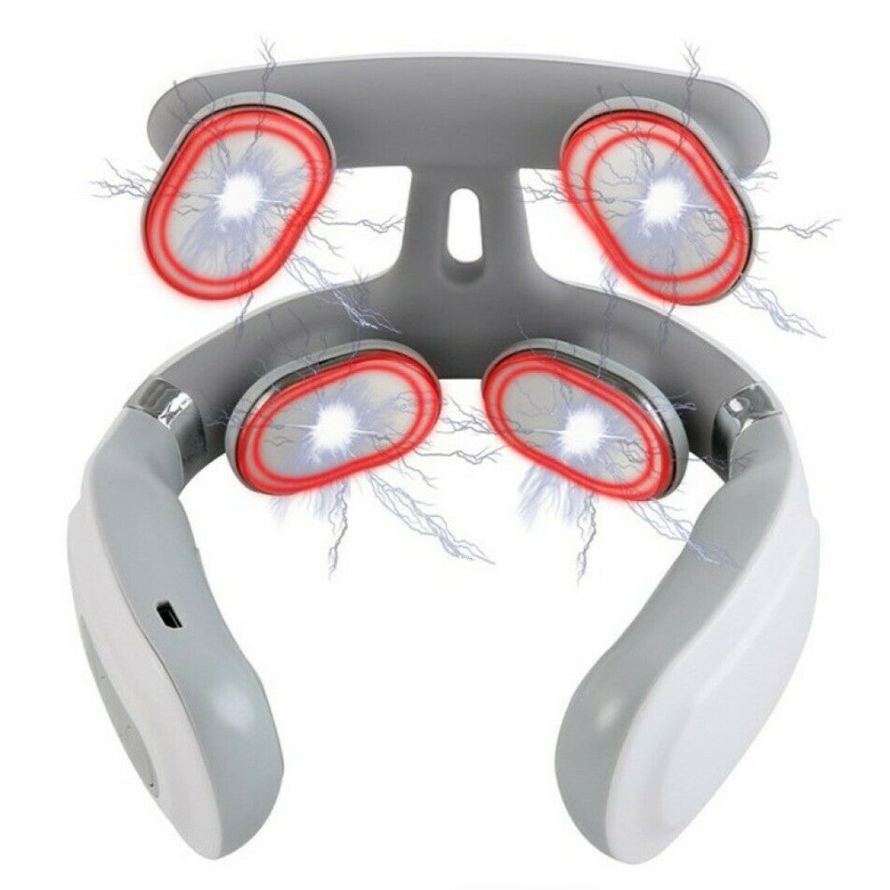 Portable Neck Massager with 5 Modes & Heat Therapy