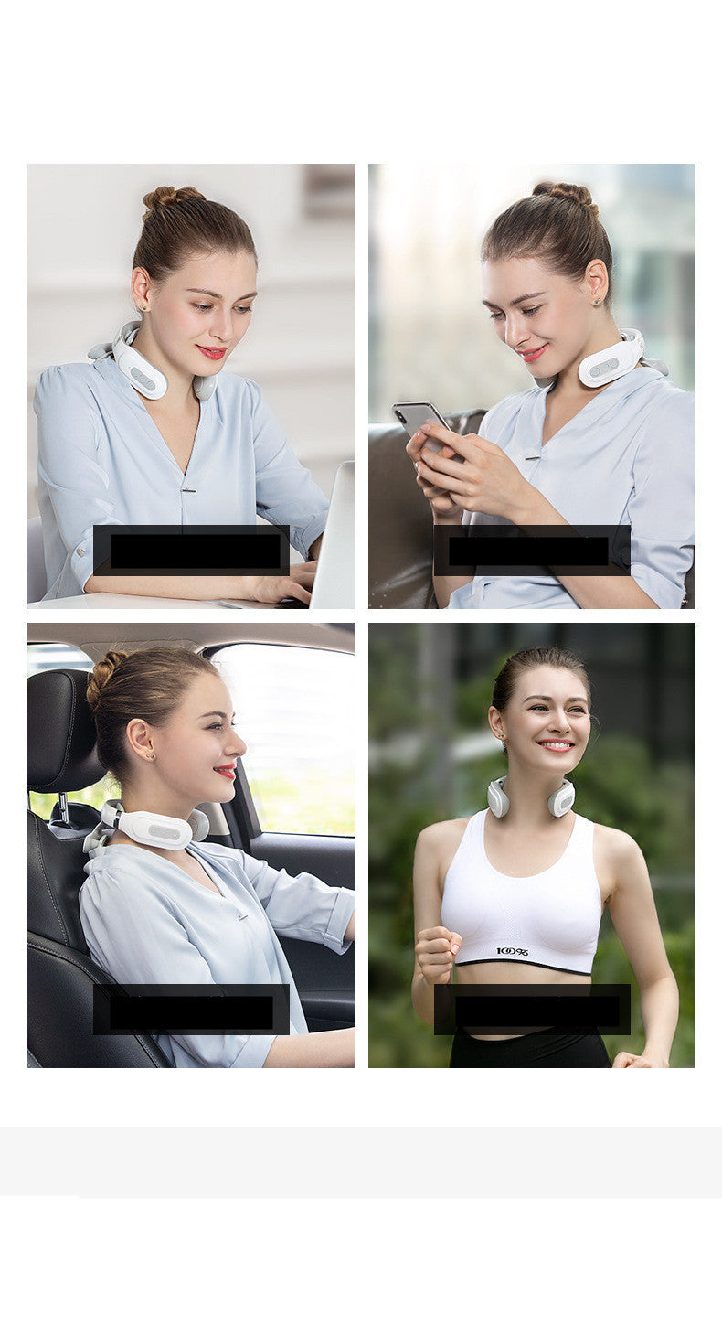 Portable Neck Massager with 5 Modes & Heat Therapy