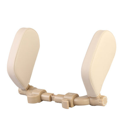 Adjustable Leather Headrest Pillow
