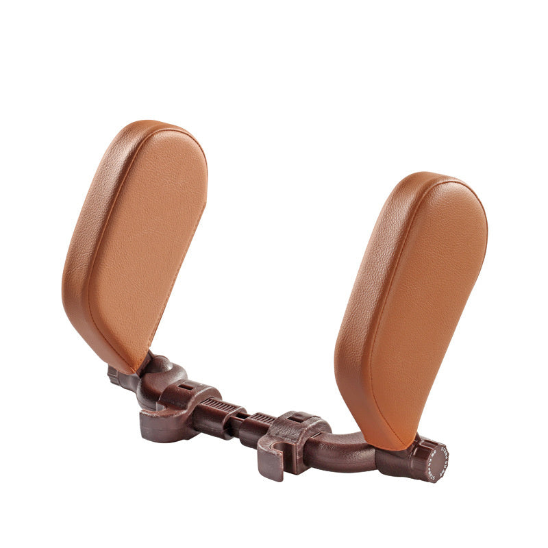 Adjustable Leather Headrest Pillow