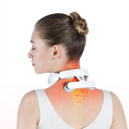 Portable Neck Massager with 5 Modes & Heat Therapy