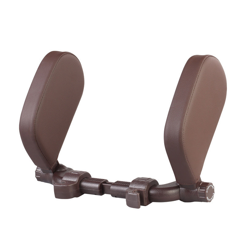 Adjustable Leather Headrest Pillow